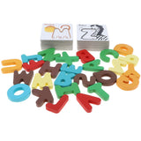 Maxbell Maxbell Wooden Alphabet Model & Animal Card Recognition Kit Kids Educational Toy