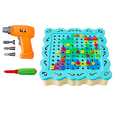 Maxbell Kids Durable Tool Bench Set with Electric Drill and Construction Accessories