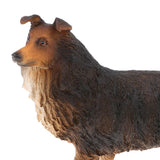 Maxbell Plastic Animal Model Figurines Kids Toy Home Decor Black Collie Shepherd Dog