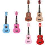 Maxbell Maxbell 21 Inch 4 String Beginners Ukulele Hawaii Guitar Musical Instruments Coffee