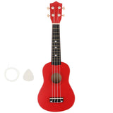 Maxbell Maxbell 21 Inch 4 String Beginners Ukulele Hawaii Guitar Musical Instruments Red