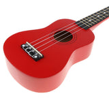 Maxbell Maxbell 21 Inch 4 String Beginners Ukulele Hawaii Guitar Musical Instruments Red