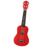 Maxbell Maxbell 21 Inch 4 String Beginners Ukulele Hawaii Guitar Musical Instruments Red