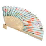 Maxbell Vintage Bamboo Hand Folding Fan Japanese Style Fan Craft for Kids - Cute