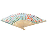 Maxbell Vintage Bamboo Hand Folding Fan Japanese Style Fan Craft for Kids - Cute