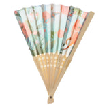 Maxbell Vintage Bamboo Hand Folding Fan Japanese Style Fan Craft for Kids - Cute