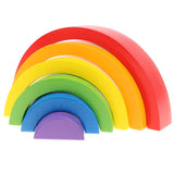 Maxbell Montessori Bee Cliping Box Set Rainbow Stacking Blocks Kids Wooden Toy