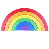 Maxbell Montessori Bee Cliping Box Set Rainbow Stacking Blocks Kids Wooden Toy