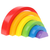 Maxbell Montessori Bee Cliping Box Set Rainbow Stacking Blocks Kids Wooden Toy