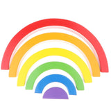 Maxbell Montessori Bee Cliping Box Set Rainbow Stacking Blocks Kids Wooden Toy