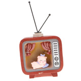 Maxbell Sleeping Pig Figurine TV Model Kid Toy Desk Playhouse Home Decor Ornament #B