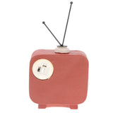 Maxbell Sleeping Pig Figurine TV Model Kid Toy Desk Playhouse Home Decor Ornament #B