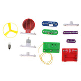 Maxbell Electronic Circuits DIY Blocks Kids Physics Educational Discovery Kit W-39