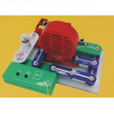 Maxbell Electronic Circuits DIY Blocks Kids Physics Educational Discovery Kit W-39