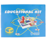 Maxbell Maxbell W-5889 Electronics Exploration Kit DIY Building Blocks Kids Science Learning Toy | 5889 Projects | English Manual | 44 Pieces |