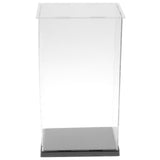 Maxbell 14x19x34cm Transparent Display Show Case With Black Base For Figures Model - Aladdin Shoppers