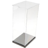 Maxbell 14x19x34cm Transparent Display Show Case With Black Base For Figures Model - Aladdin Shoppers