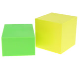 Maxbell Maxbell 7 pieces Plastic Geometric Solids - 3D geometry Block Manipulatives Mathematics Math Educational Student Toys