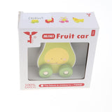 Maxbell Wooden Pull Along Toy Cartoon Fruit Walking Dragging Toy for Toddler Pear