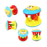 Maxbell 3 Pieces Baby Toddler Grasping Handbells Clutching Toy Early Educational Toy