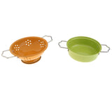 Maxbell 25PCS Colorful Kids Pretend Play Stainless Steel Cookware Kitchen Toy Set