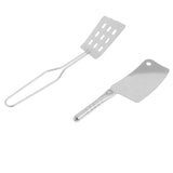 Maxbell 25PCS Colorful Kids Pretend Play Stainless Steel Cookware Kitchen Toy Set