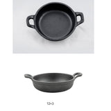 Maxbell Kids Pretend Play Metal Iron Double Ear Pan Kitchen Kitchenware Cooking Toys