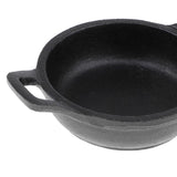 Maxbell Kids Pretend Play Metal Iron Double Ear Pan Kitchen Kitchenware Cooking Toys