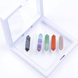 Maxbell Maxbell 6pcs Polished Quartz Crystal Points Geology Science Kit Earth Science Toy