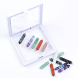 Maxbell Maxbell 6pcs Polished Quartz Crystal Points Geology Science Kit Earth Science Toy