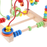 Maxbell Maxbell Wooden Beads Maze Around Circle Bead Toy Kids Montessori Developmental Toy