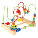 Maxbell Maxbell Wooden Beads Maze Around Circle Bead Toy Kids Montessori Developmental Toy