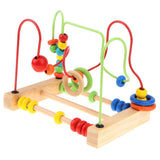 Maxbell Maxbell Wooden Beads Maze Around Circle Bead Toy Kids Montessori Developmental Toy