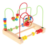 Maxbell Maxbell Wooden Beads Maze Around Circle Bead Toy Kids Montessori Developmental Toy