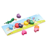 Maxbell Maxbell Wooden Caterpillar Building Blocks Lacing Game Toy for    Early Math Educational Toy Set