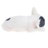 2 x Animal Model Figure Figurine Decor Sleeping French   Brown & White