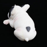 2 x Animal Model Figure Figurine Decor Sleeping French   Brown & White