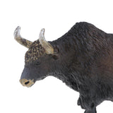 Maxbell Plastic Bos grunniens Wild Animal Model Figurine Kids Toy Home Decor - Black