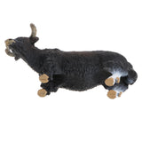 Maxbell Plastic Bos grunniens Wild Animal Model Figurine Kids Toy Home Decor - Black