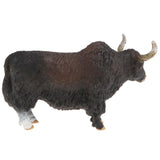 Maxbell Plastic Bos grunniens Wild Animal Model Figurine Kids Toy Home Decor - Black