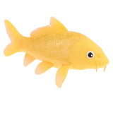 Maxbell Maxbell Realistic 6 Inch Golden Cyprinus Carpio Aquatic Animal Model Figurines Action Figure Toy for Kids, Nature Educational Toy