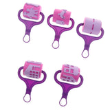 Maxbell 5pcs Town Themed Foam Paint Rollers Painting Tools for Kids DIY Art Craft