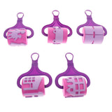 Maxbell 5pcs Town Themed Foam Paint Rollers Painting Tools for Kids DIY Art Craft
