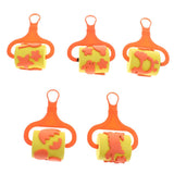 Maxbell 5pcs Farm Themed Foam Paint Rollers Painting Tools for Kids DIY Art Craft
