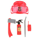 Maxbell Children Fire Chief Role Play Costume Halloween Cosplay Helmet Set 5 Pieces
