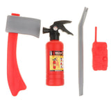 Maxbell Children Fire Chief Role Play Costume Halloween Cosplay Helmet Set 5 Pieces
