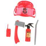 Maxbell Children Fire Chief Role Play Costume Halloween Cosplay Helmet Set 5 Pieces