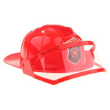 Maxbell Children Fireman Helmet Firefighter Hat Fancy Dress Accessories Kids Halloween Party Role Play Toy - Aladdin Shoppers