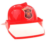 Maxbell Children Fireman Helmet Firefighter Hat Fancy Dress Accessories Kids Halloween Party Role Play Toy - Aladdin Shoppers