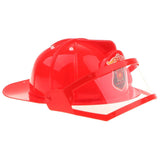 Maxbell Children Fireman Helmet Firefighter Hat Fancy Dress Accessories Kids Halloween Party Role Play Toy - Aladdin Shoppers